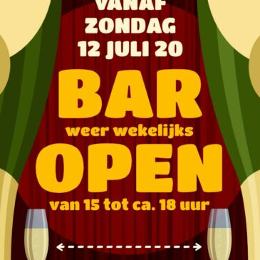 Bar weer open